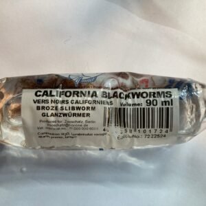 California Black Worms 90ml bag - Image 1